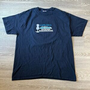 Vintage Kappa Delta Sorority UCF Tee Bid Day‎ Black XL